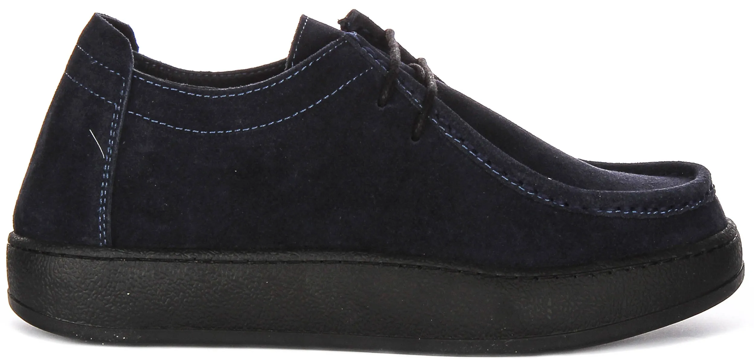 Justinreess England Kyla Suede In Navy For Women