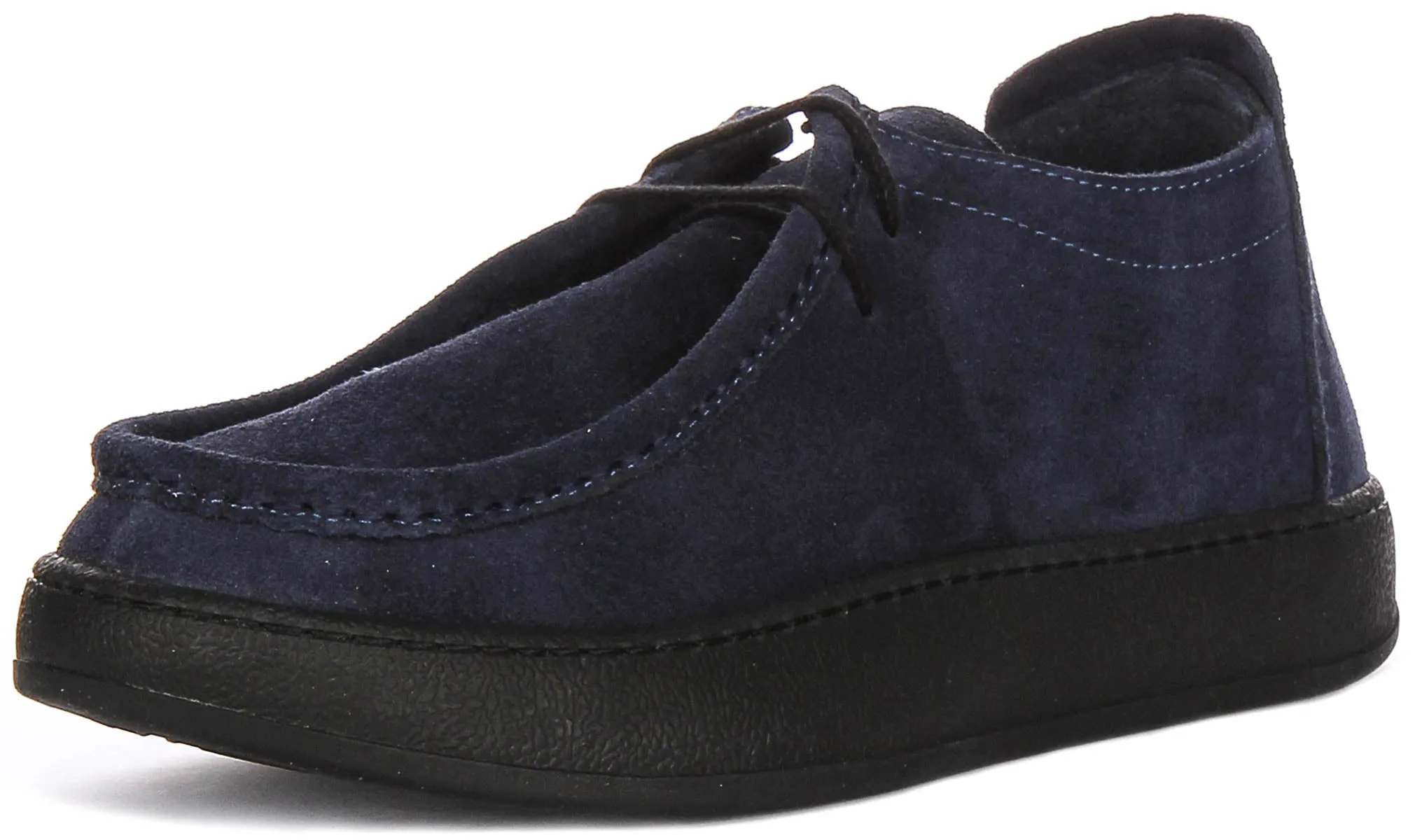 Justinreess England Kyla Suede In Navy For Women