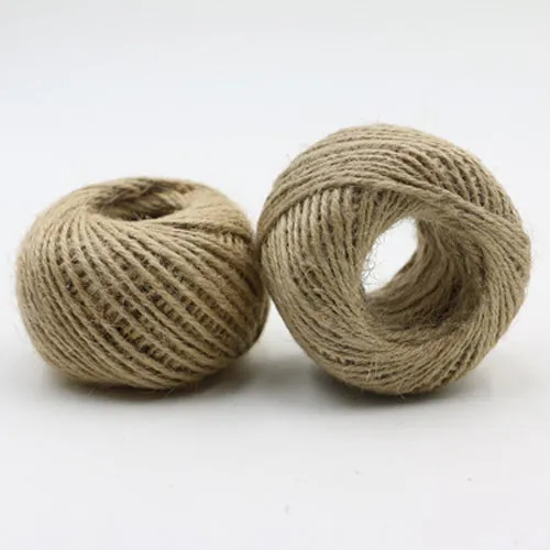 Jute 2mm Twine Cord Roll 50 mtrs - Natural