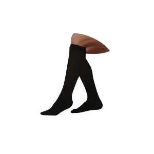 Juzo Soft Knee High with Silicone Border, 20-30 mmHg, Full Foot, Regular, Black, Size 4