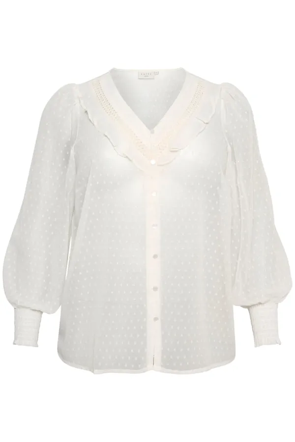 Kaffe Curve Simala Blouse in White