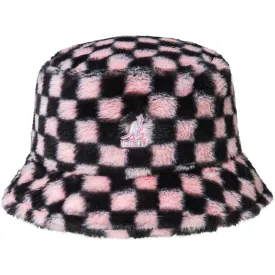 Kangol Faux Fur Bucket Pepto Check