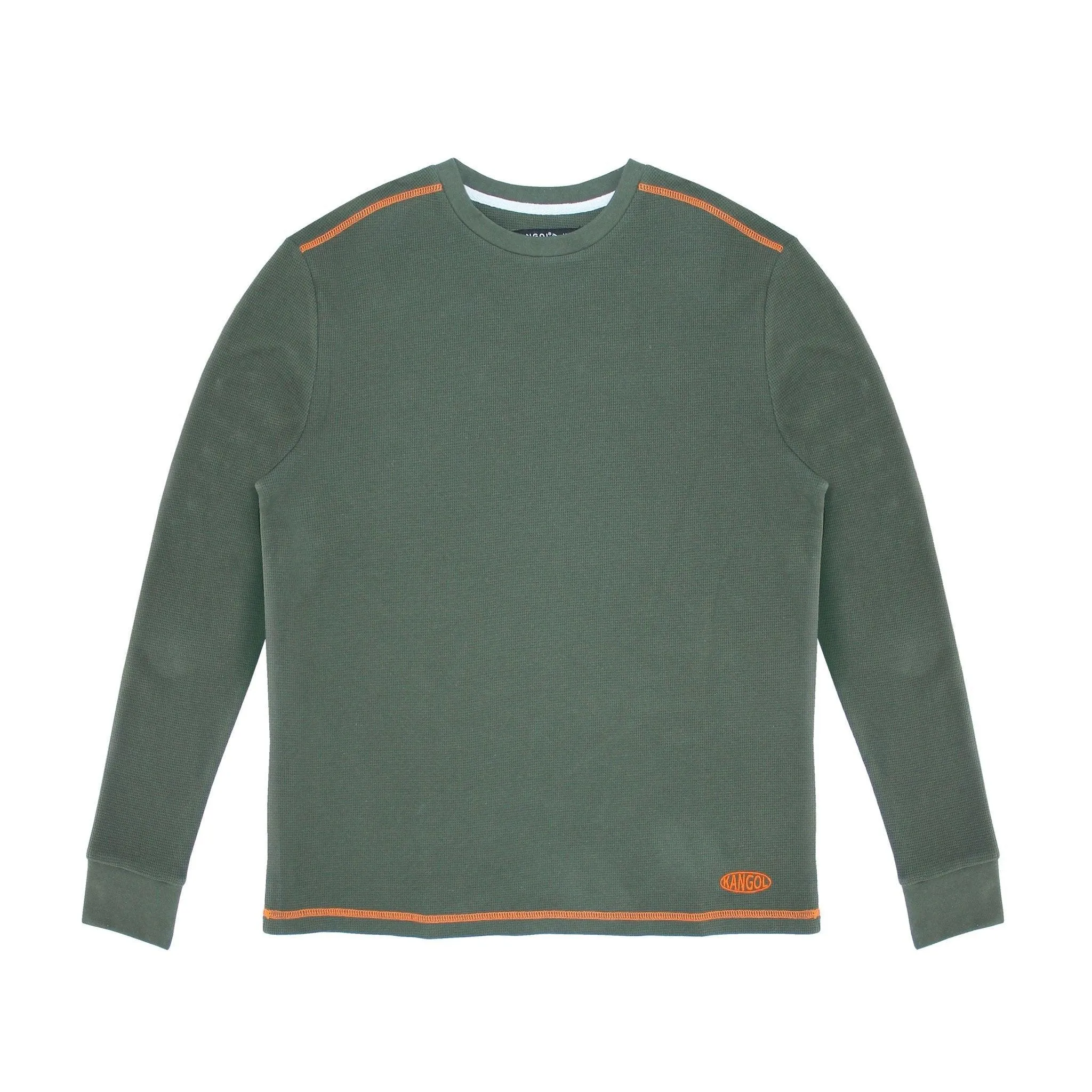 Kangol Workwear Waffle Long Sleeve Tee