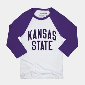 Kansas State Throwback Baseball Tee