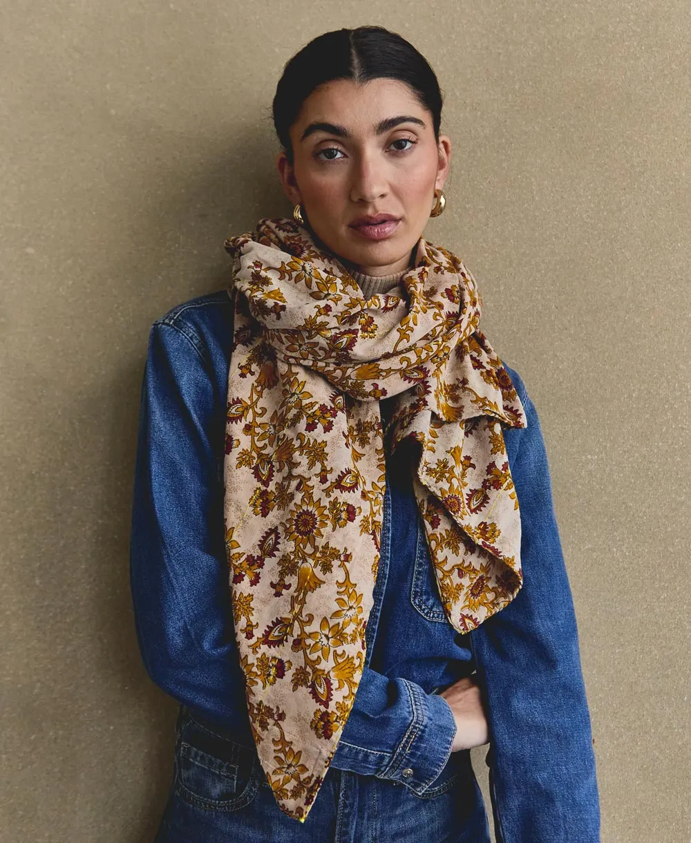 Kantha Long Scarf - No. 240501