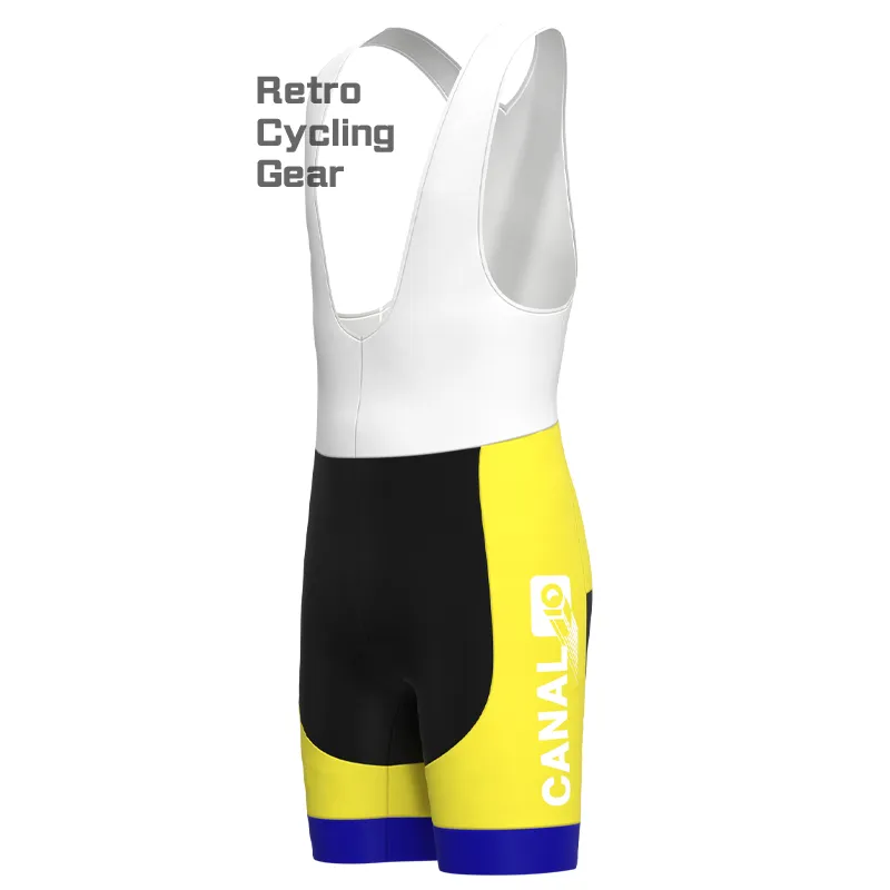 KAS Yellow Retro Long Sleeve Cycling Kit