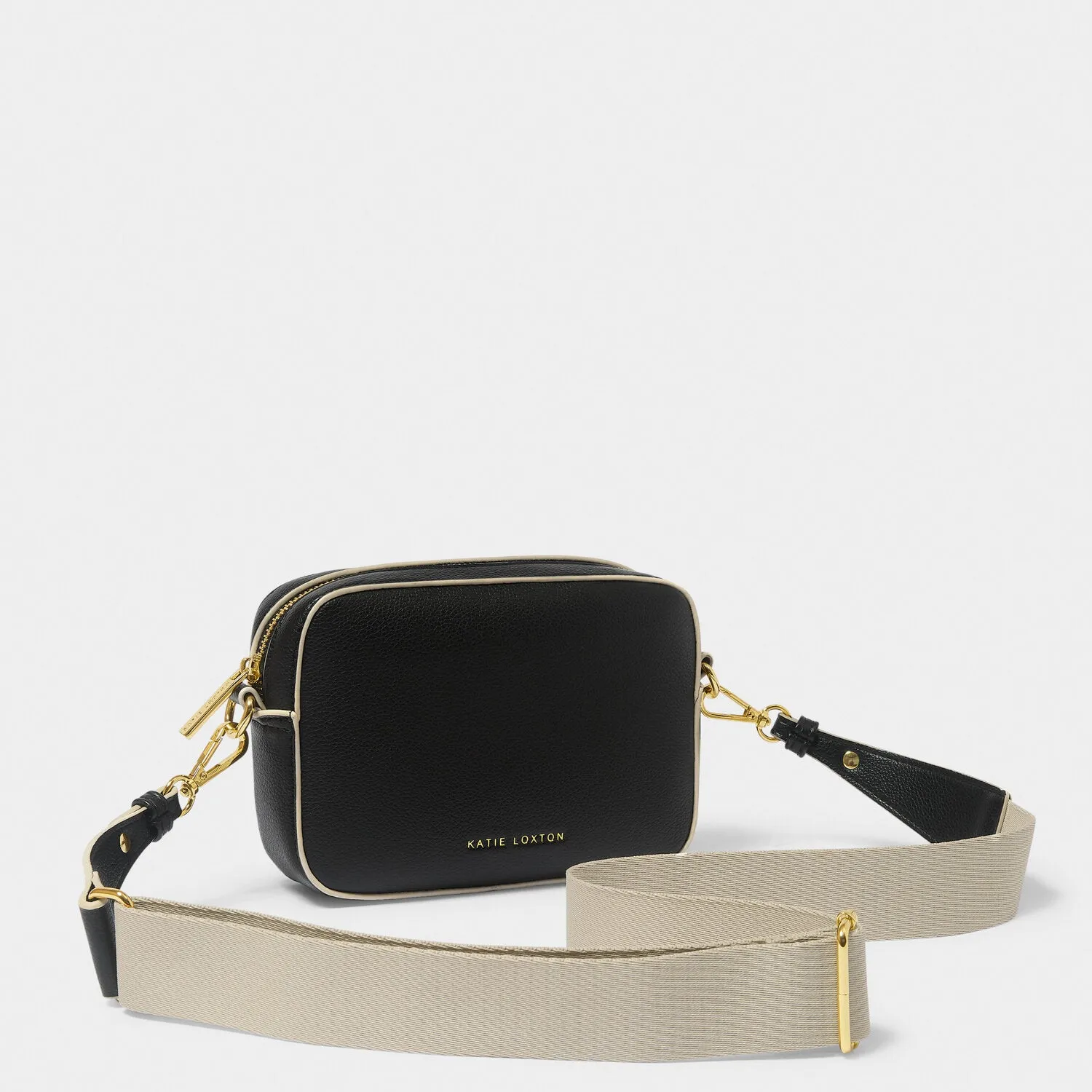 Katie Loxton Black Marni Mini Crossbody Bag KLB3650