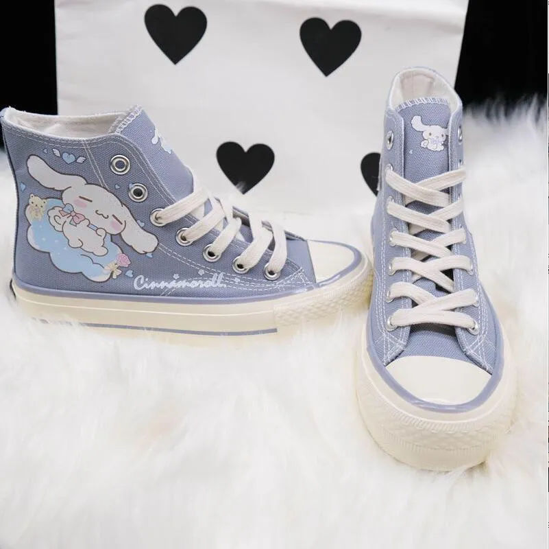 Kawaii Cartoon High Top Canvas Sneakers Shoes SK386