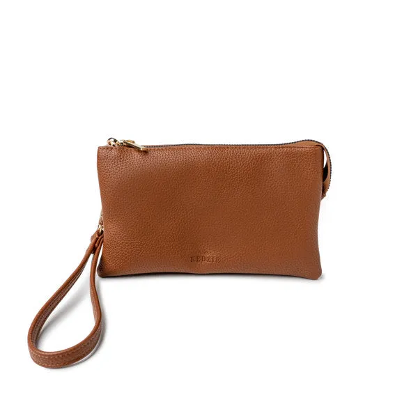 Kedzie Eclipse Convertible Wallet Crossbody - Chestnut