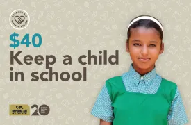 Keep a child in school