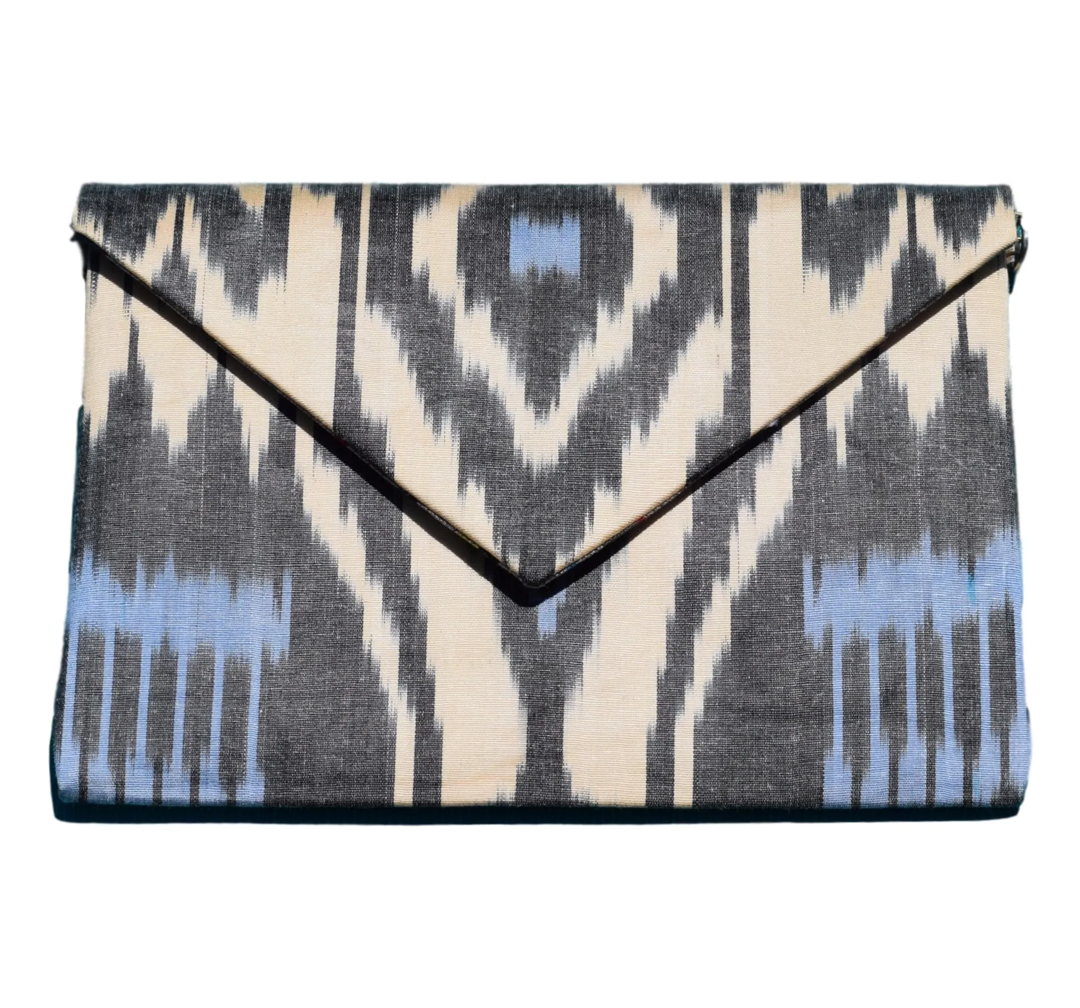 Kenan Silk Ikat Envelope Clutch - Small