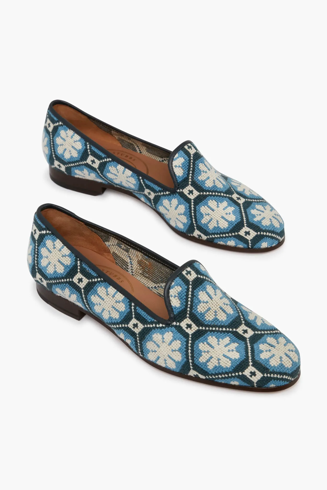 Kent Royal Patterned Needlepoint Loafers