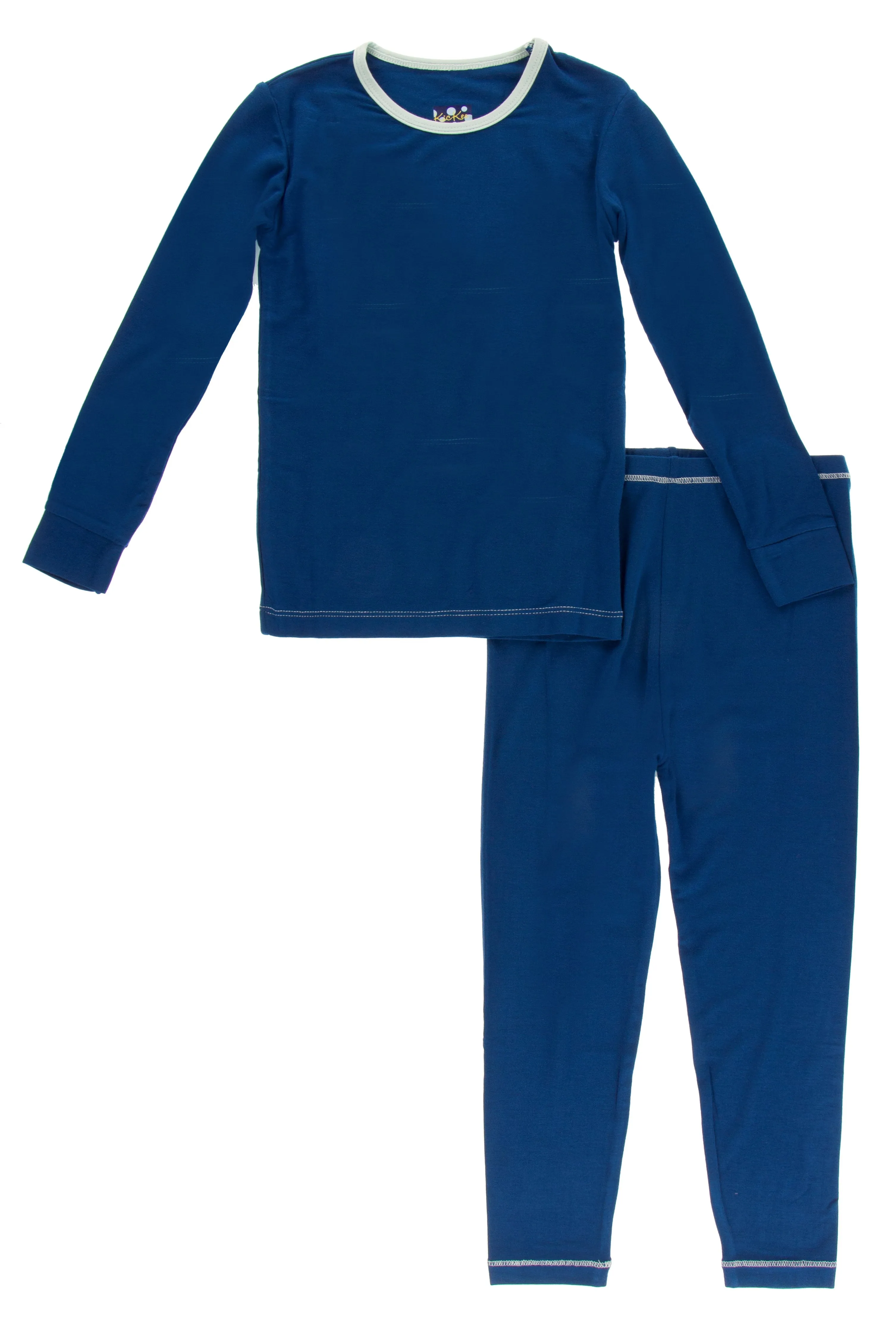 KicKee Pants Everyday Heroes Solid L/S Pajama Set (5 Colors)