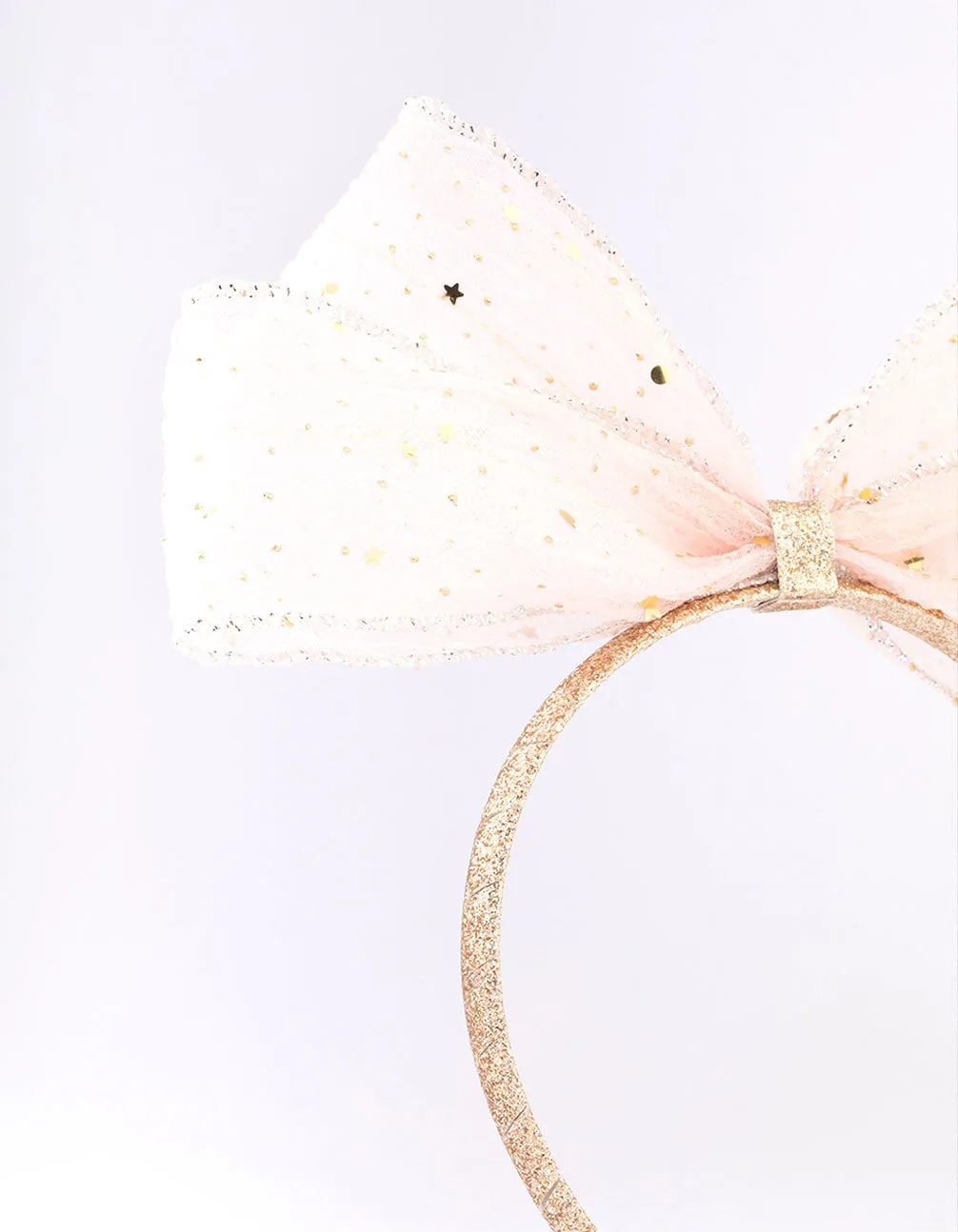 Kids Fabric Bow & Star Headband