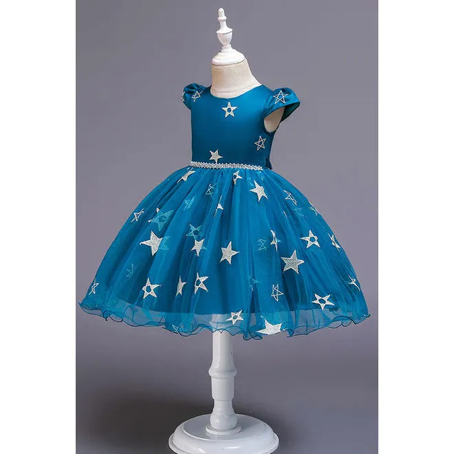 Kids Girls Glorious Stars Princess Dress - KGDC39063