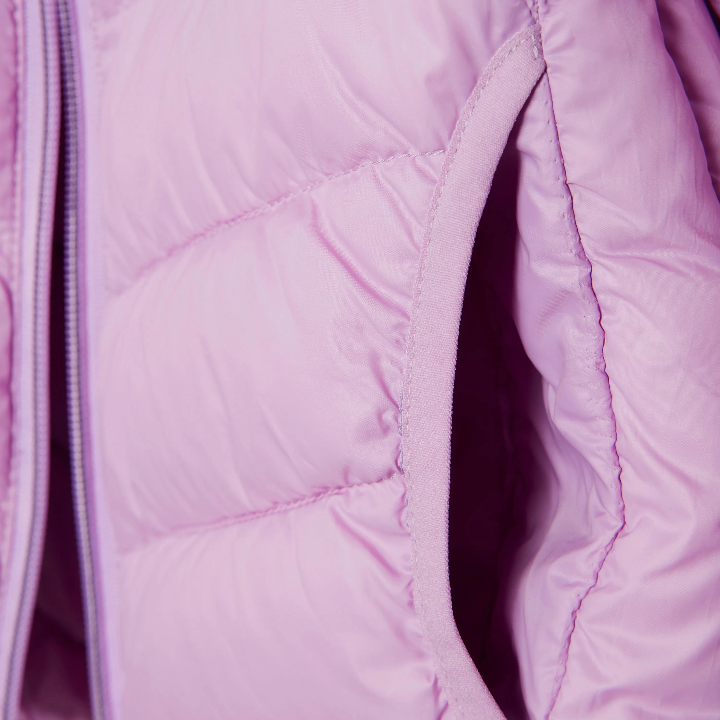 Kids Lightweight Puffer Jacket: Violet Tulle