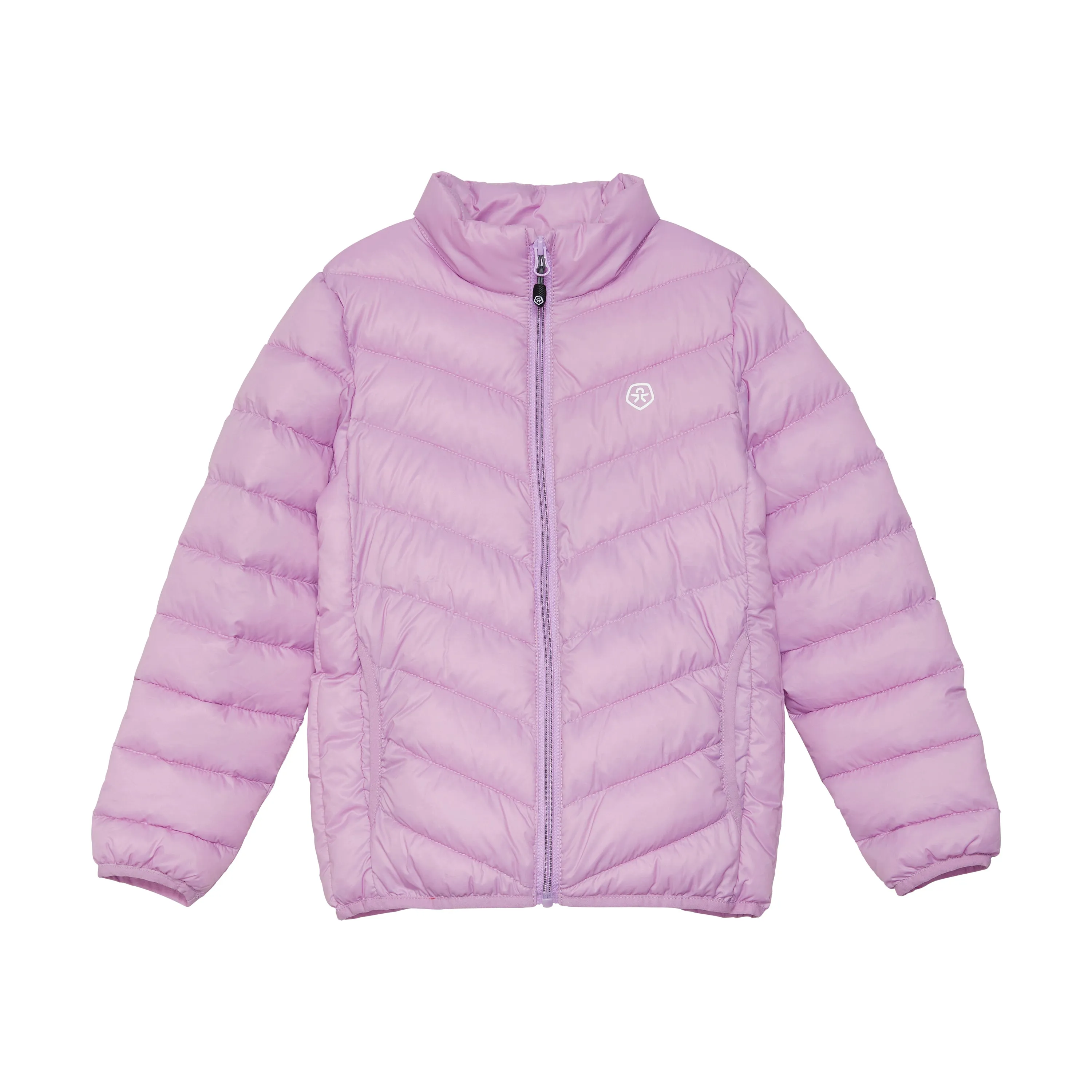 Kids Lightweight Puffer Jacket: Violet Tulle