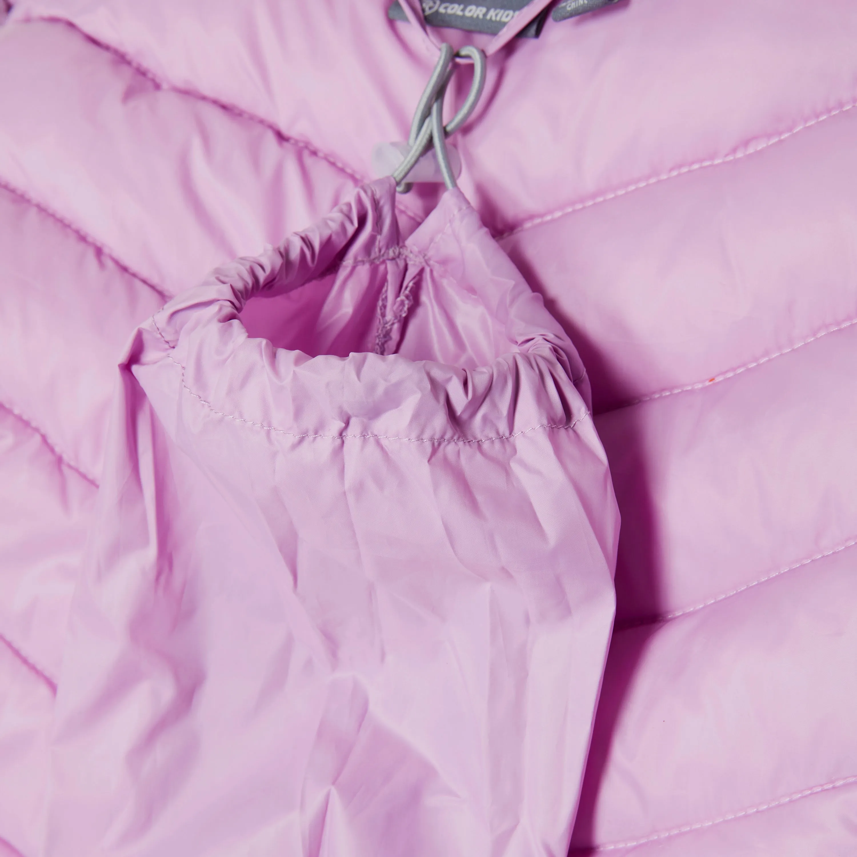 Kids Lightweight Puffer Jacket: Violet Tulle