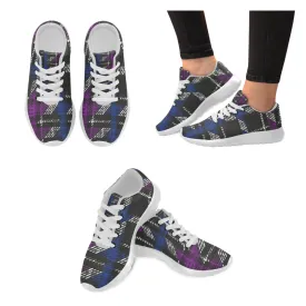 Kids Plaid Checkers Print Canvas Sneakers