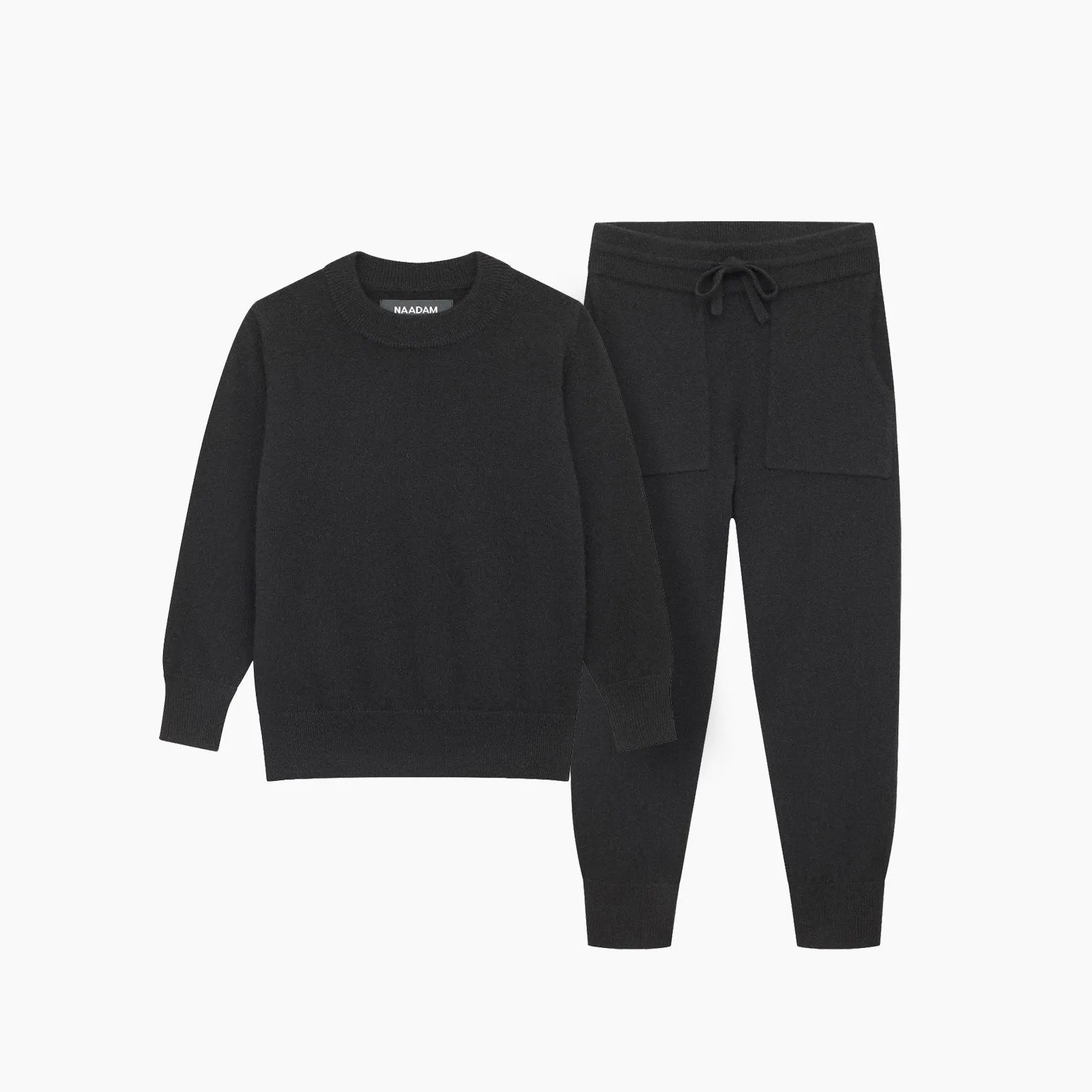 Kid's Signature Cashmere Crewneck Jogger Set