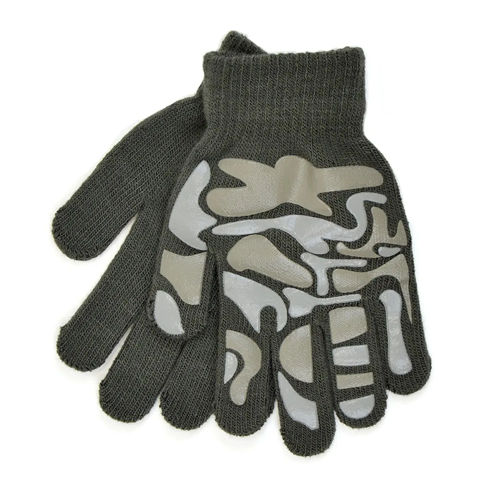 Kids Thermal Magic Gloves Camouflage Gripper Design One Size