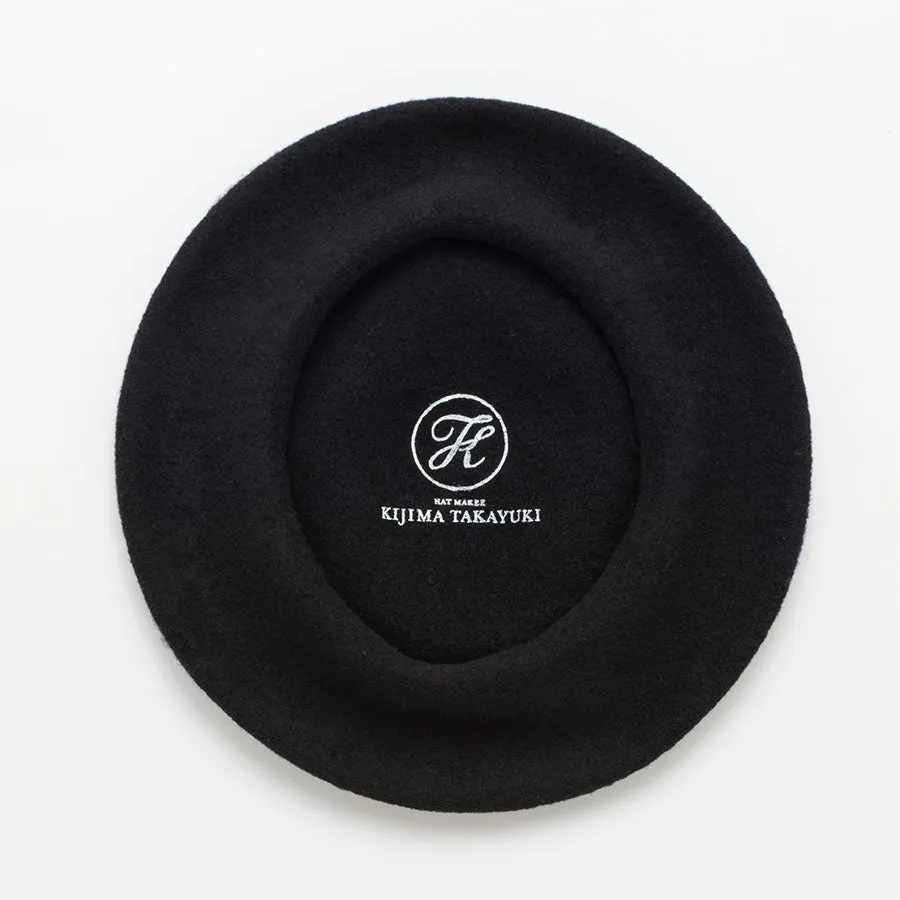 【KIJIMA TAKAYUKI/キジマタカユキ】<br>WOOL CASHMERE BASQUE BERET <br>EKN-005A