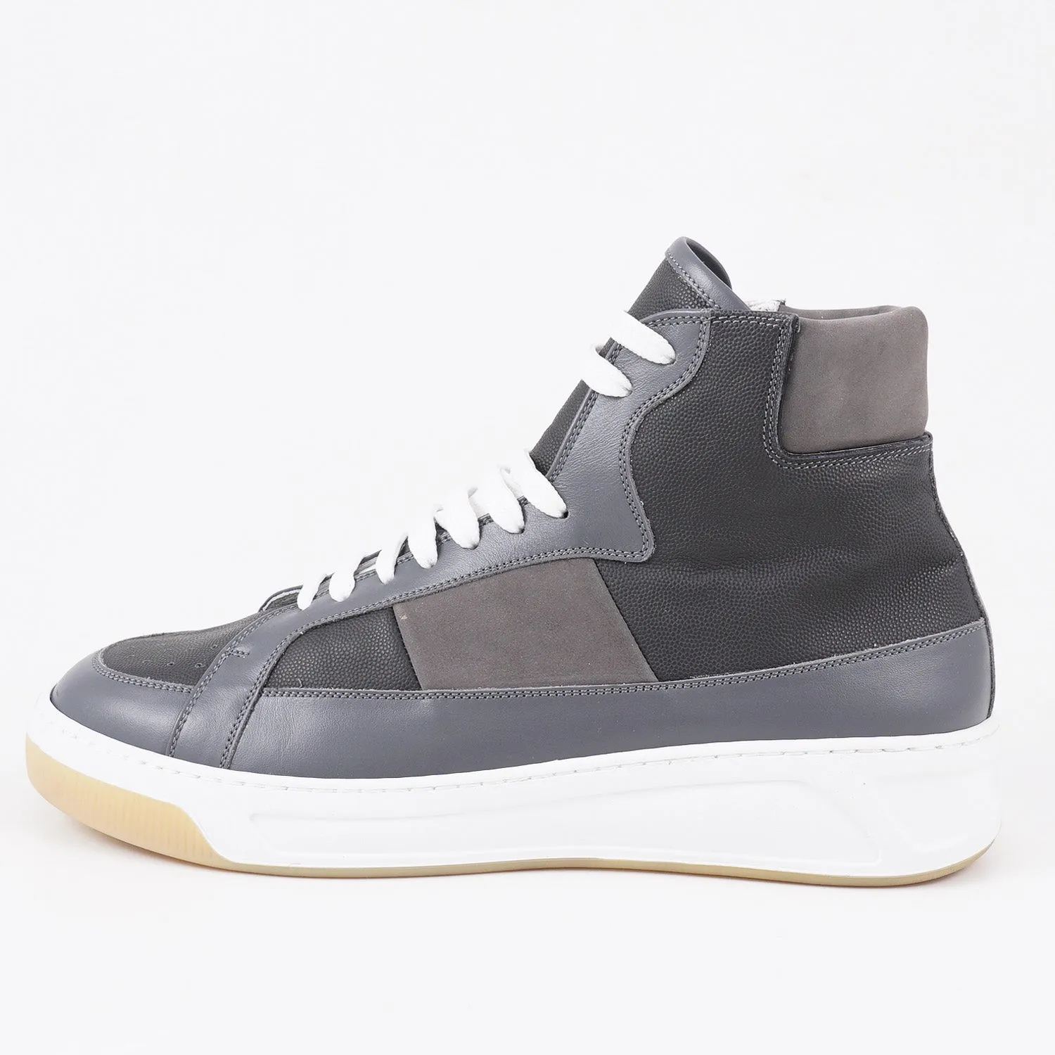 Kiton High-Top Leather Sneakers