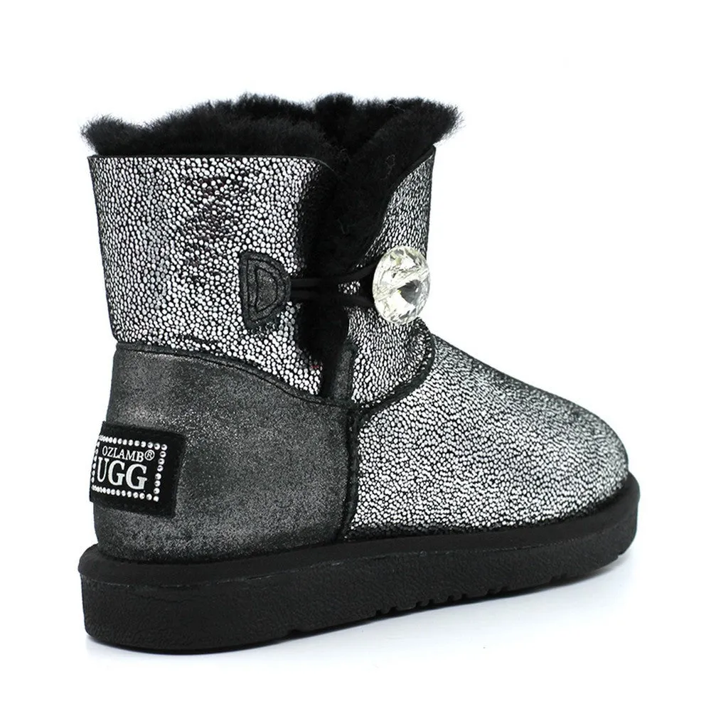 Klara Short Ugg Boot - Black