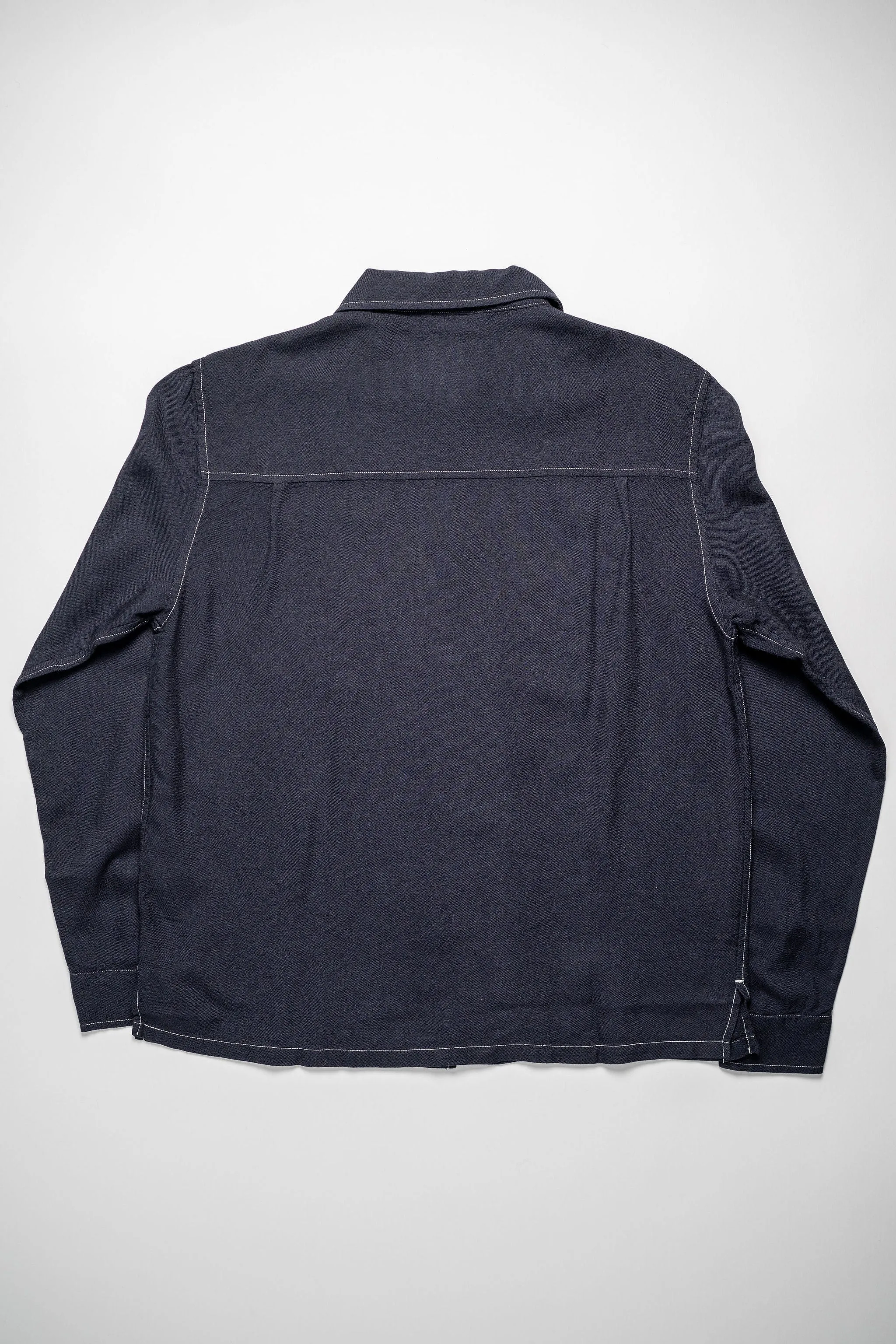 Knickerbocker Murray Modal & Merino Shirt - Dark Navy