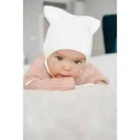 Knit Baby Hat with Ears