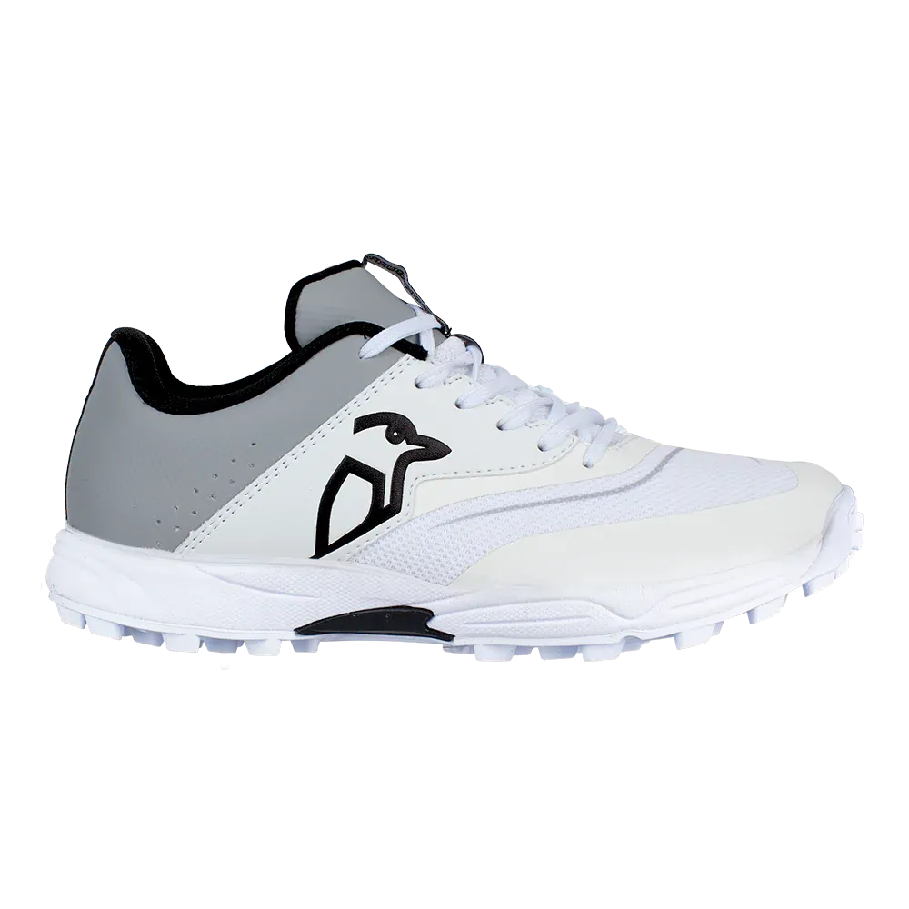 Kookaburra 3.0 Rubber Cricket Shoes White/Grey