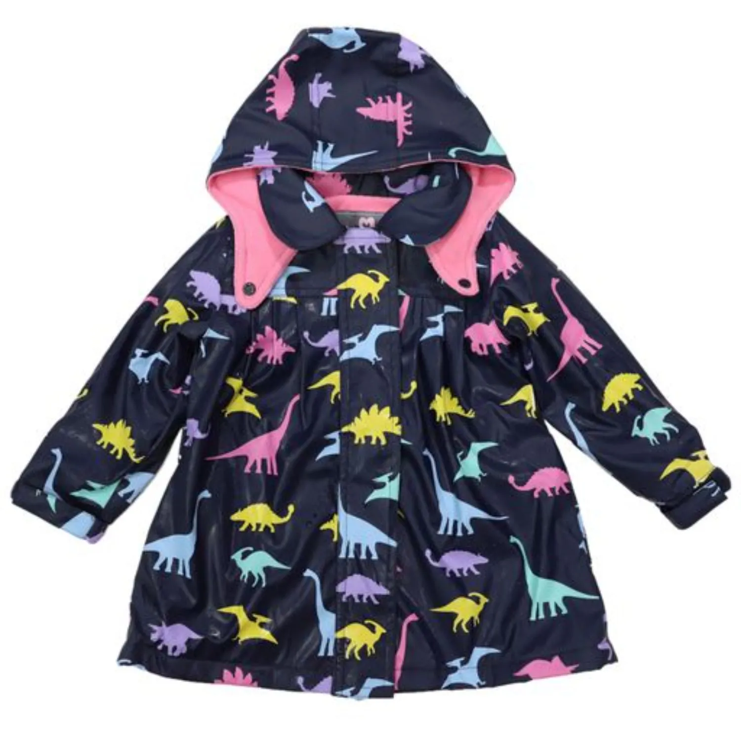 Korango Raincoat Dino Colour Changing Navy