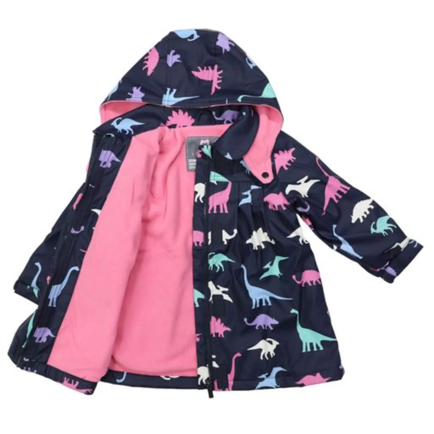 Korango Raincoat Dino Colour Changing Navy