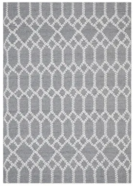 Krisha Tribal Trellis Rug Rustic Blue