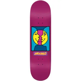 Krooked Deck Moon Smile Magenta 8.06