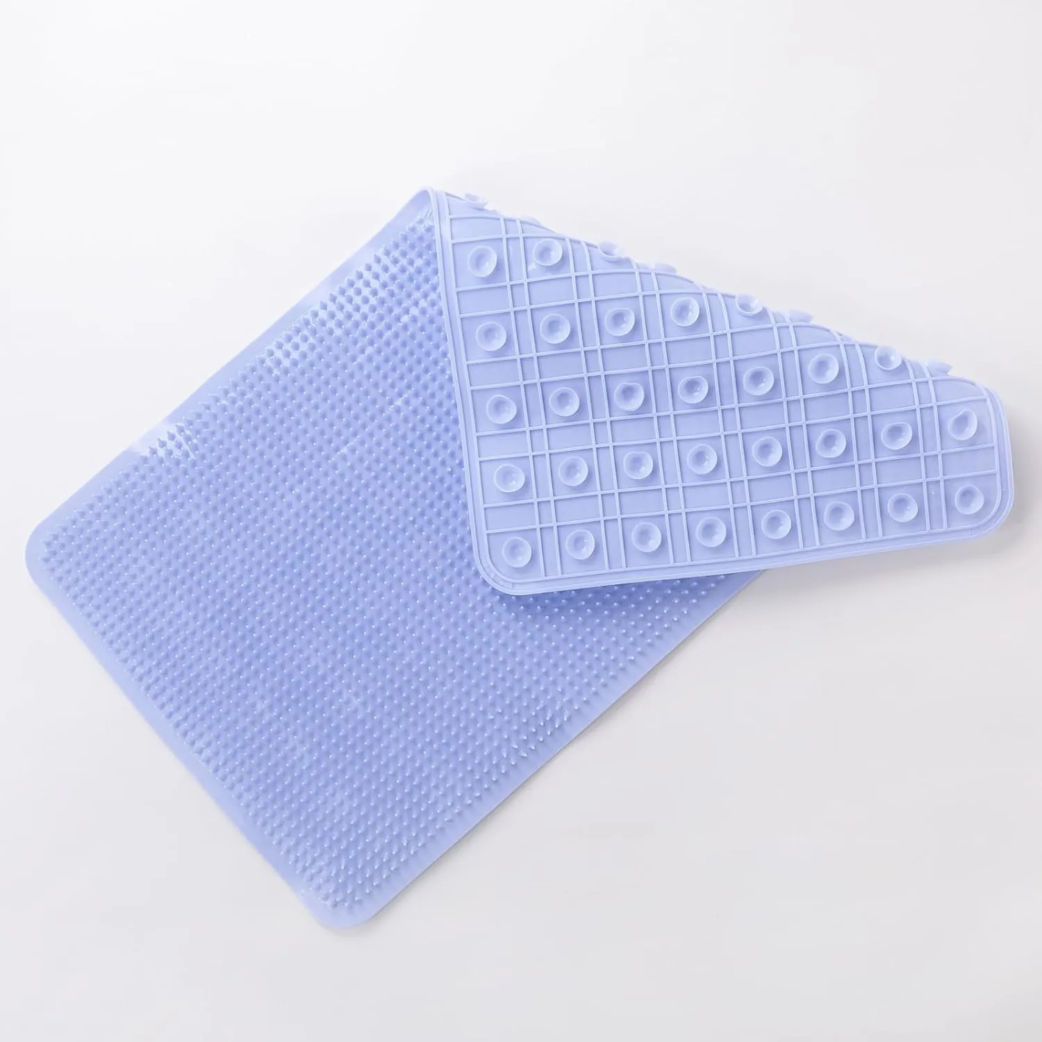 Kuber Industries Bath Mat | PVC Bathroom Mat | Shower Bath Mat | Floor Tub Mat | Bathroom Mud Mat | Anti-Skid Shower Bathroom Mat | L-YSD-C |Pack of 3|Sky Blue