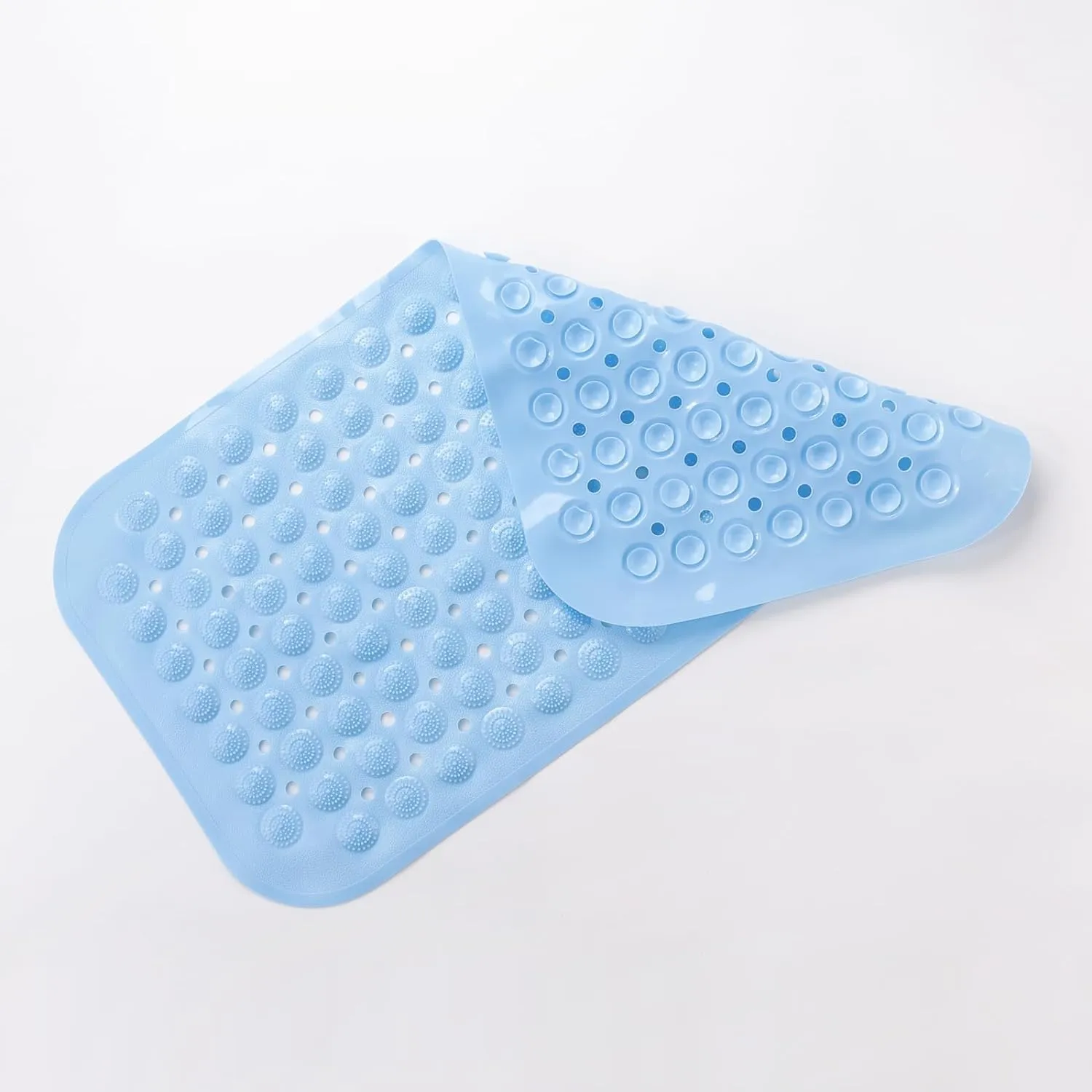 Kuber Industries Bath Mat | PVC Bathroom Mat | Shower Bath Mat | Floor Tub Mat | Bathroom Mud Mat | Anti-Skid Shower Bathroom Mat | M-YSD-35A |Pack of 5| Sky Blue