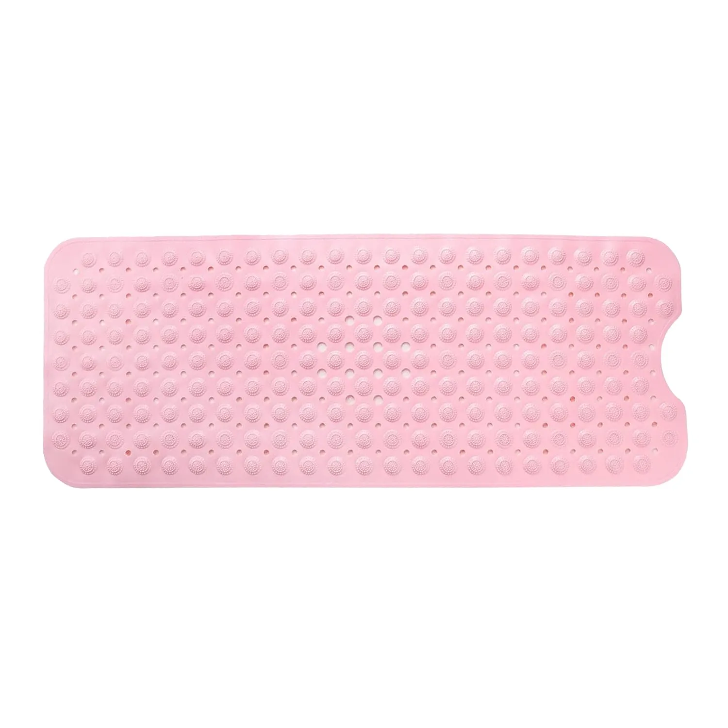 Kuber Industries Bath Mat | PVC Bathroom Mat | Shower Bath Mat | Floor Tub Mat | Bathroom Mud Mat | Anti-Skid Shower Bathroom Mat | M-YSD-40C | Pink