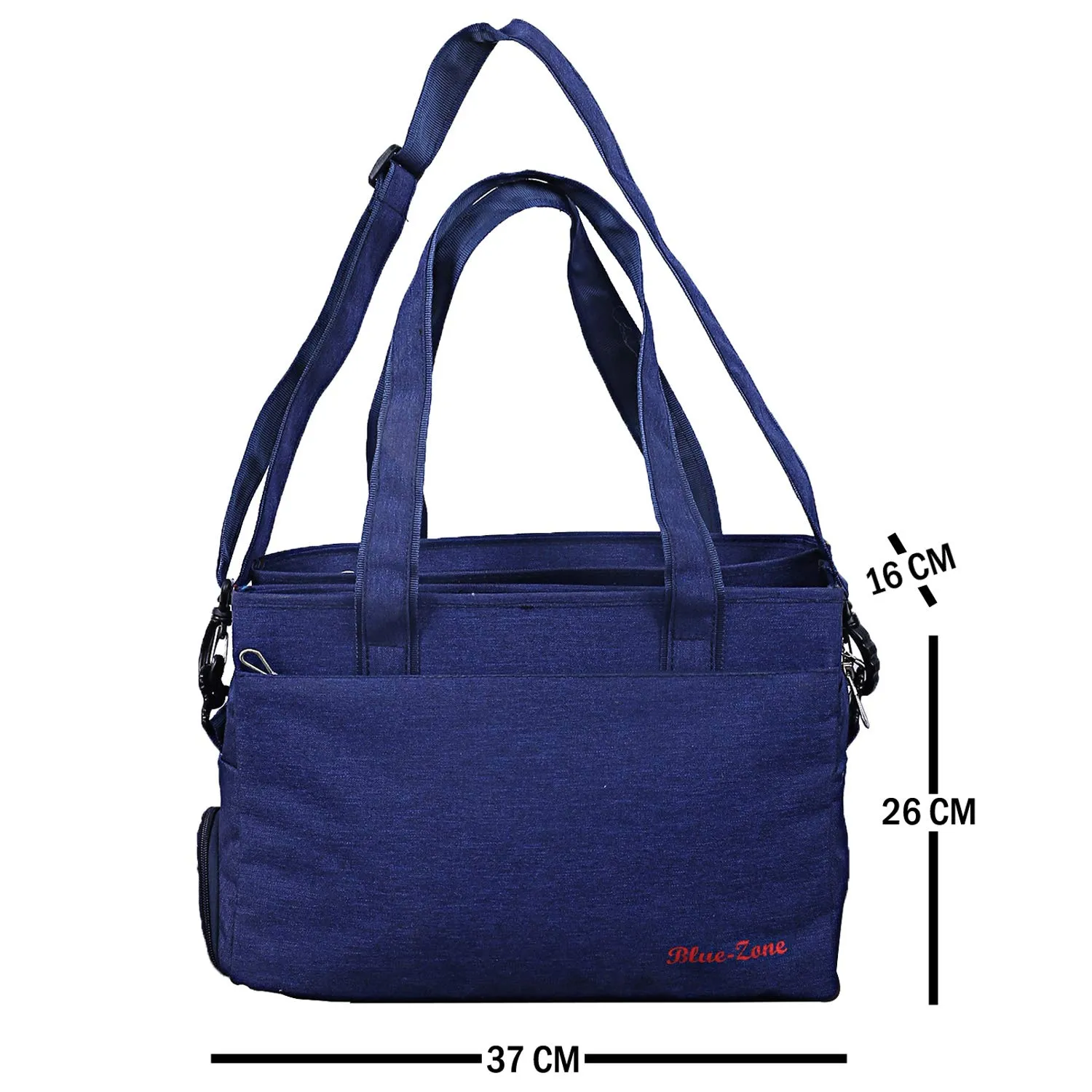 Kuber Industries Denim 1 Piece Shopping Bag (Blue) -CTKTC6305