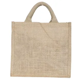 Kuber Industries Jute Lunch Carry Bag (Brown) - CTKTC025326