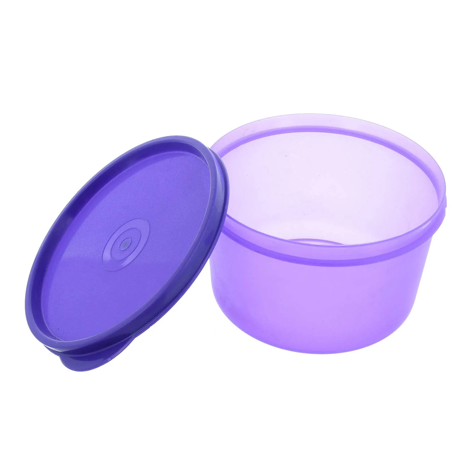 Kuber Industries Plastic 4 Pieces Kitchen Storage Spice Containers, Fridge Container, Food Utility Box, Food Storage Containers Jars 1000 Ml (Purple & Blue) - CTLTC44045