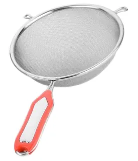 Kuber Industries Stainless Steel Soup & Juice Strainer/Liquid Filter-12 cm (Set of 1, Silver) -KUBMART2722