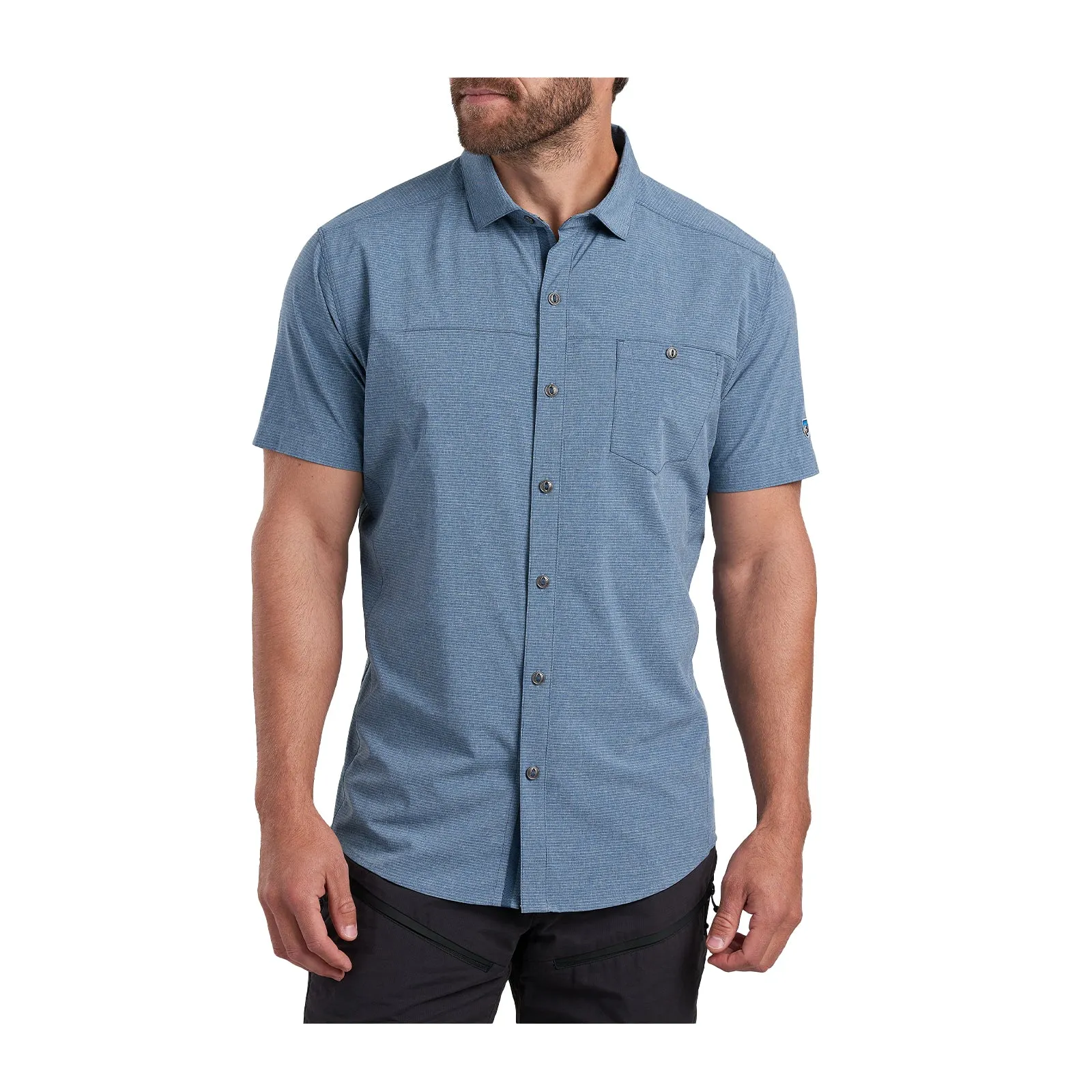 Kuhl Optimizr Short Sleeve Shirt (Men) - Endless Sea