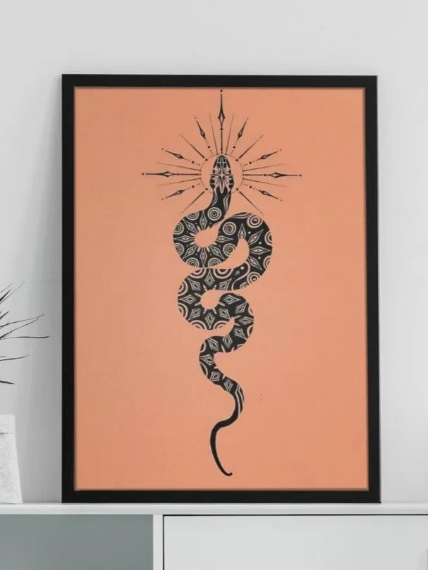 Kundalini  framed art