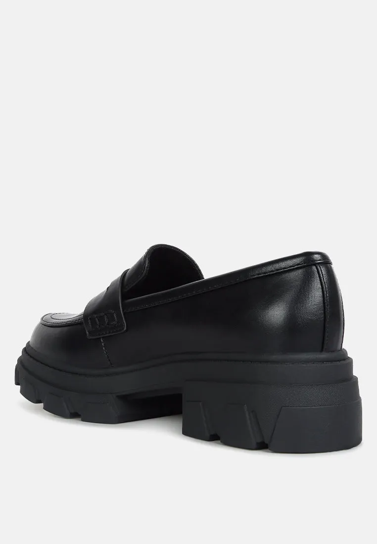 Kyro Wagon Platform Heel Loafers