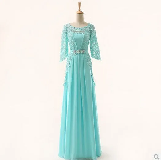 Lace and Chiffon Bridesmaid Dresses at Bling Brides Bouquet -Online Bridal Store