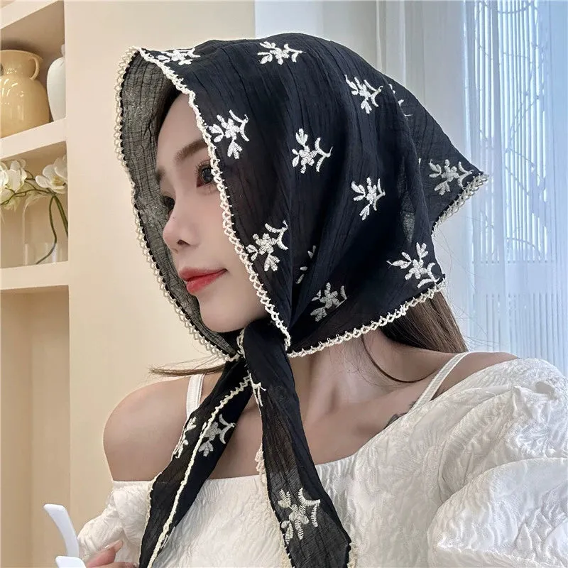 Lace Triangle Headscarf