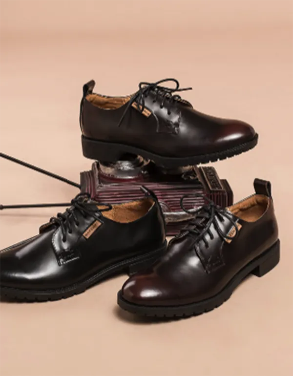 Lace-Up 100% Handmade Genuine Leather Oxford Shoes