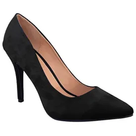 Ladies Low MID HIGH Heel With Pointed Toe Pumps In Court Shoes Style