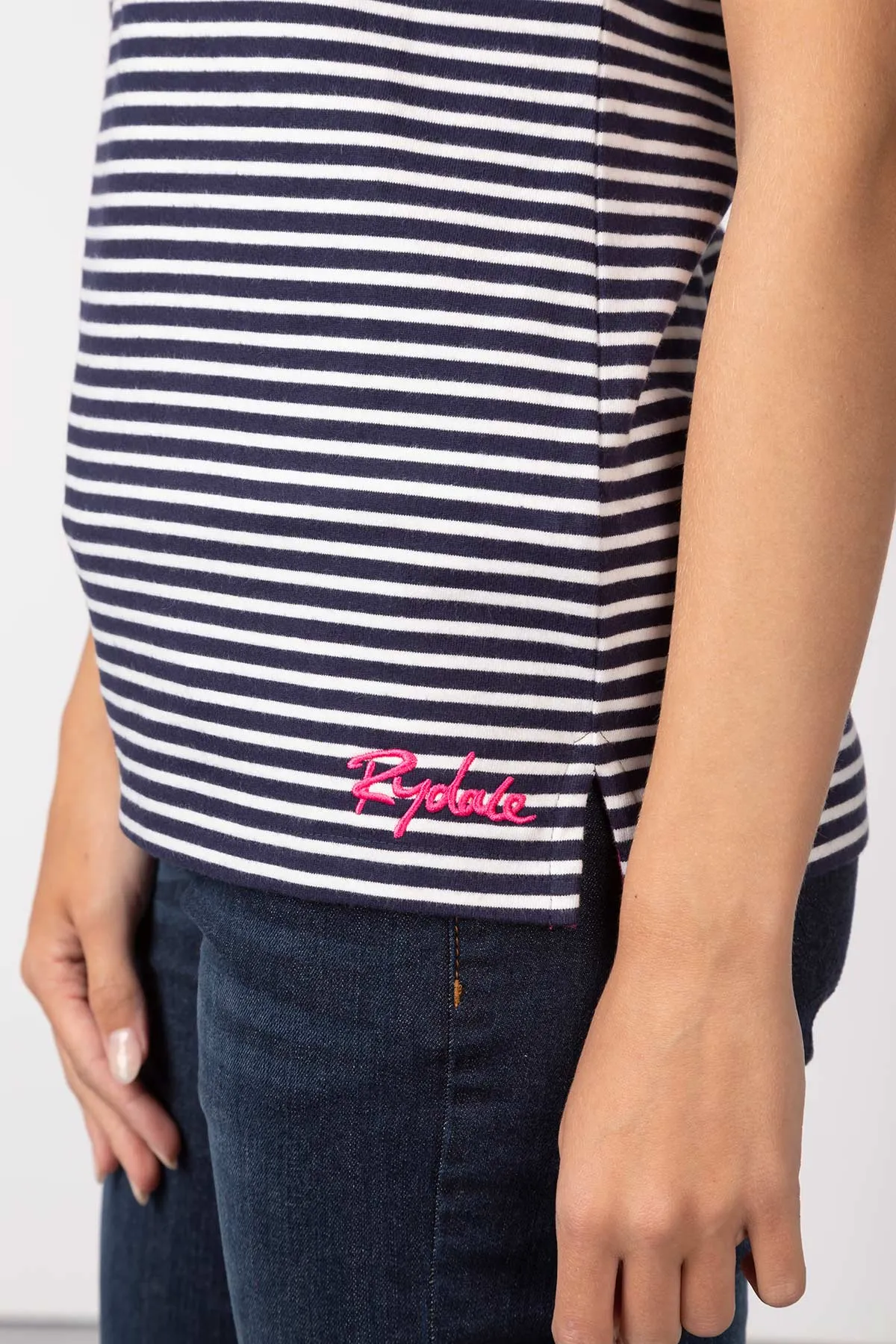 Ladies Matilda Stripe Polo Shirt